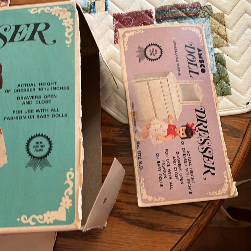 Vintage Amsco doll dresser. 1968. No 1172 - Picture 9 of 10